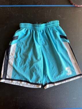 Turquoise basketball shorts